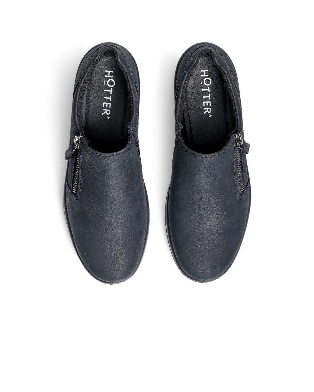 Hotter Blue Ruby Slip On Shoes