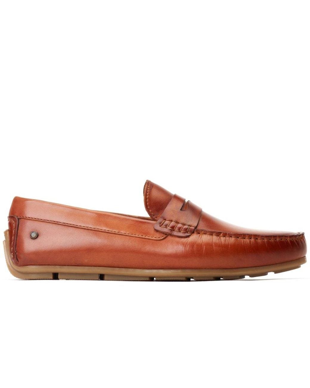 Base London Brown Collins Loafers for men