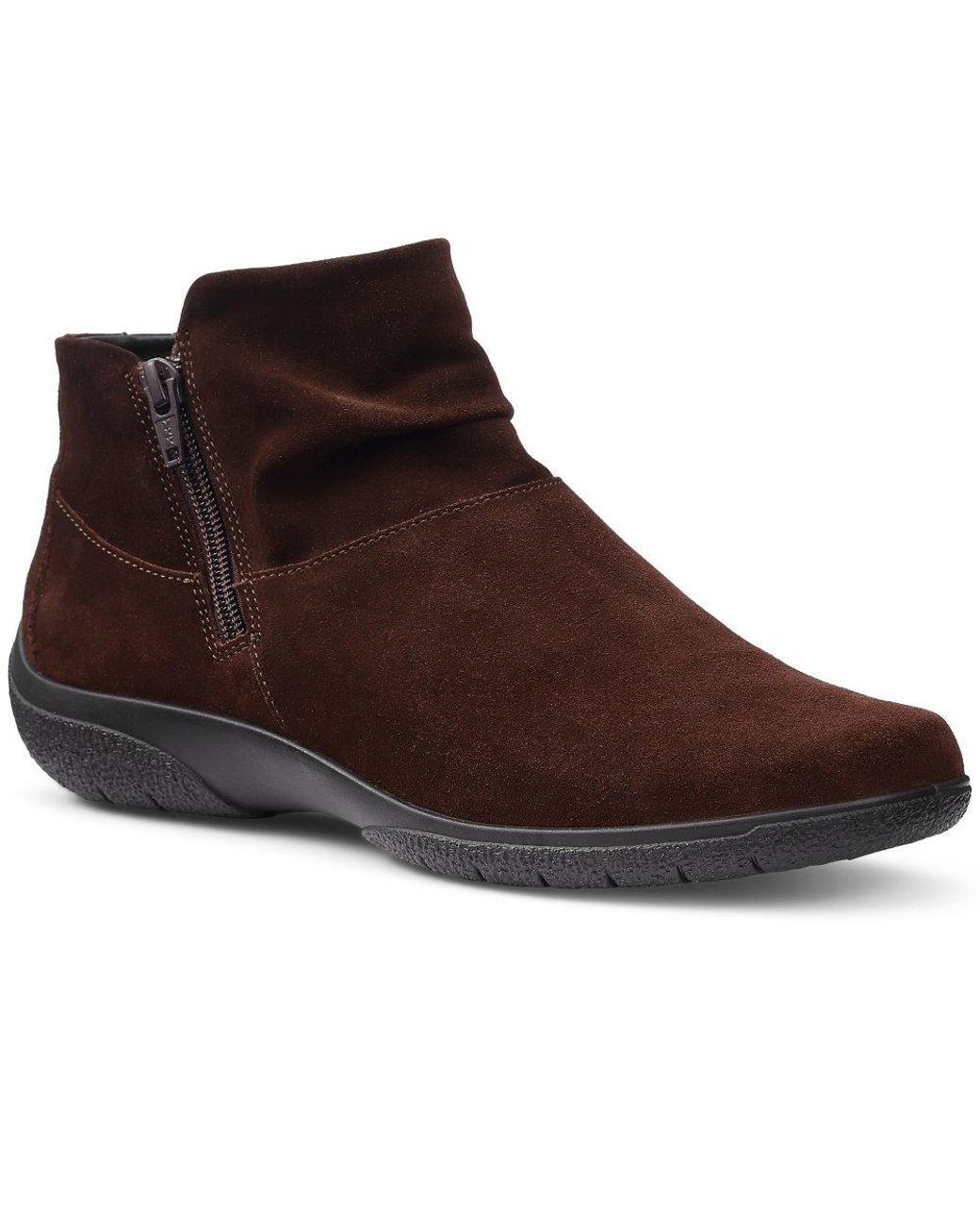 Hotter Brown Murmur Ankle Boots