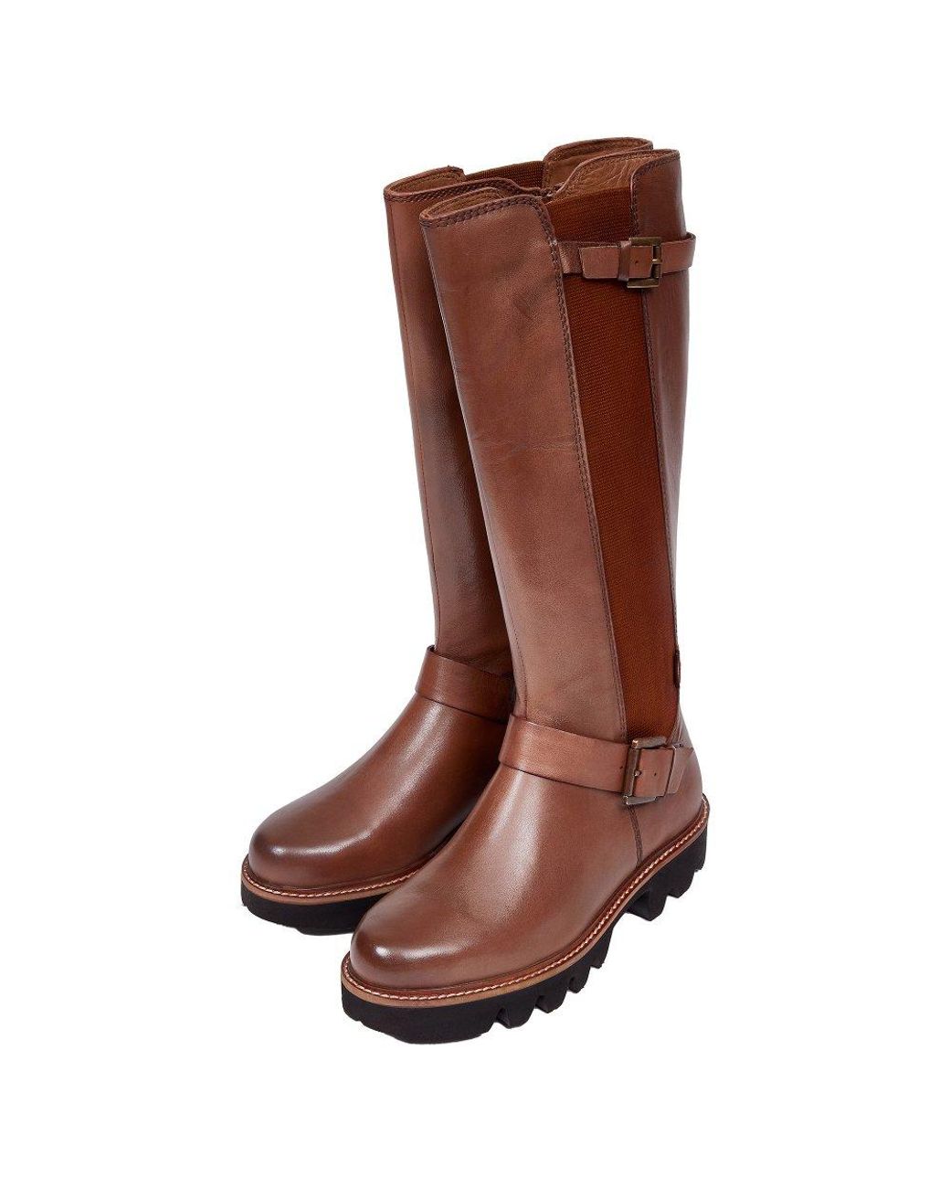 Pod Brown Aleena Knee High Boots