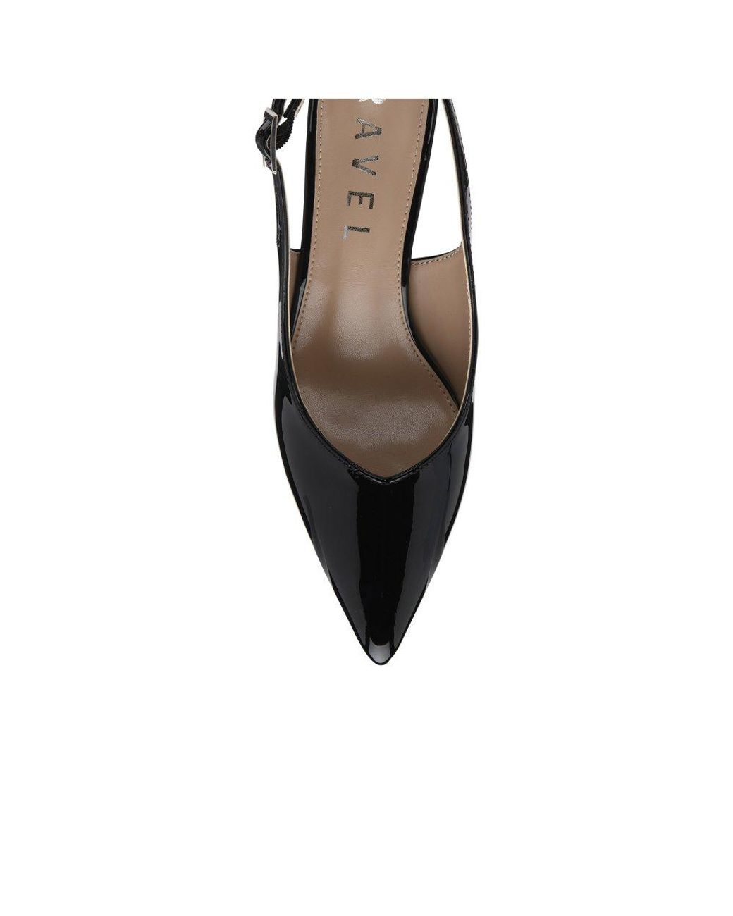 Ravel Black Foston Slingback Court Shoes