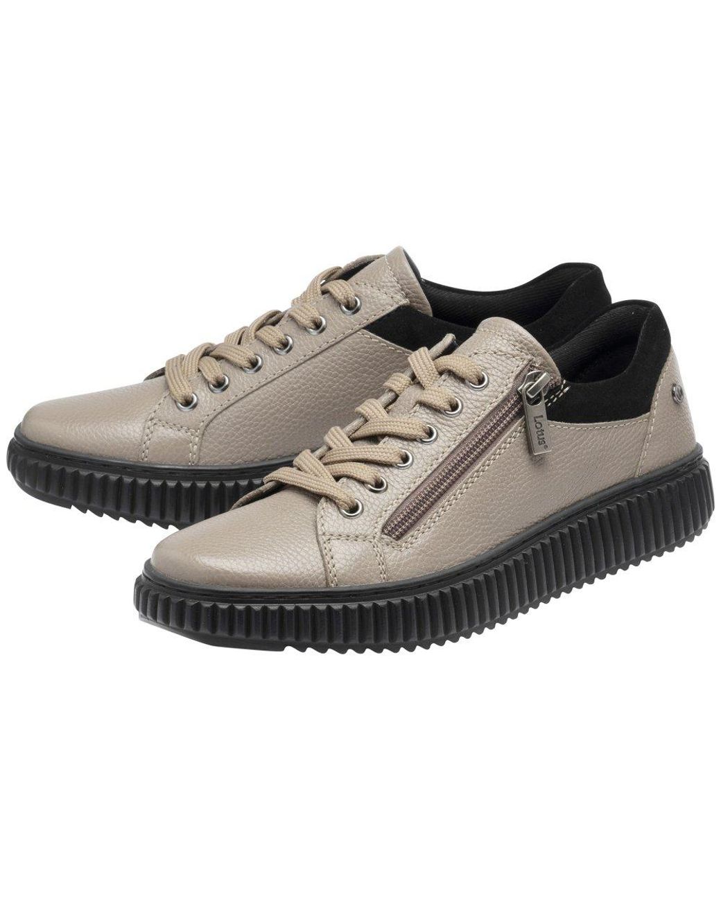 Lotus Gray Juna Trainers