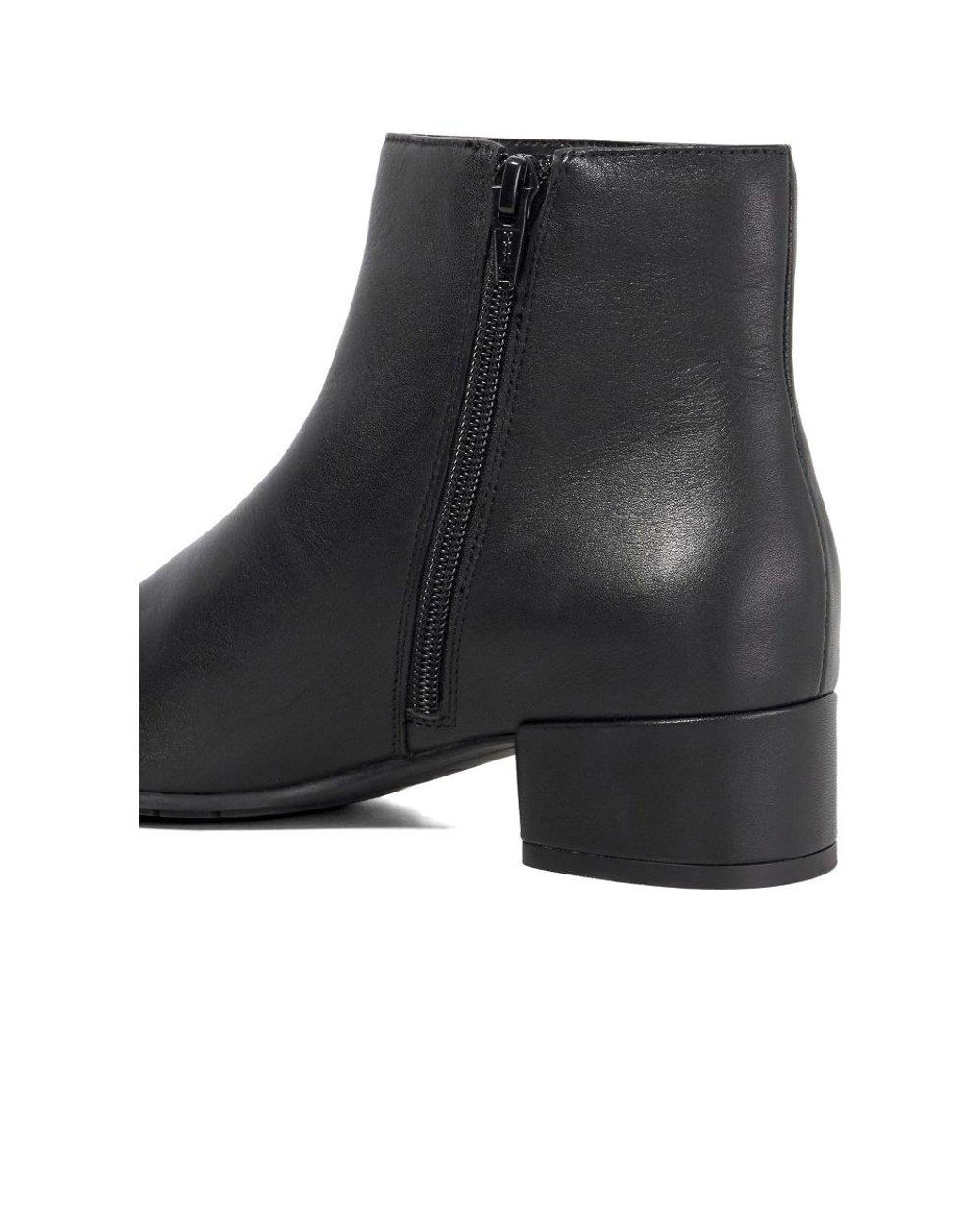Dune Black Pippie Ankle Boots