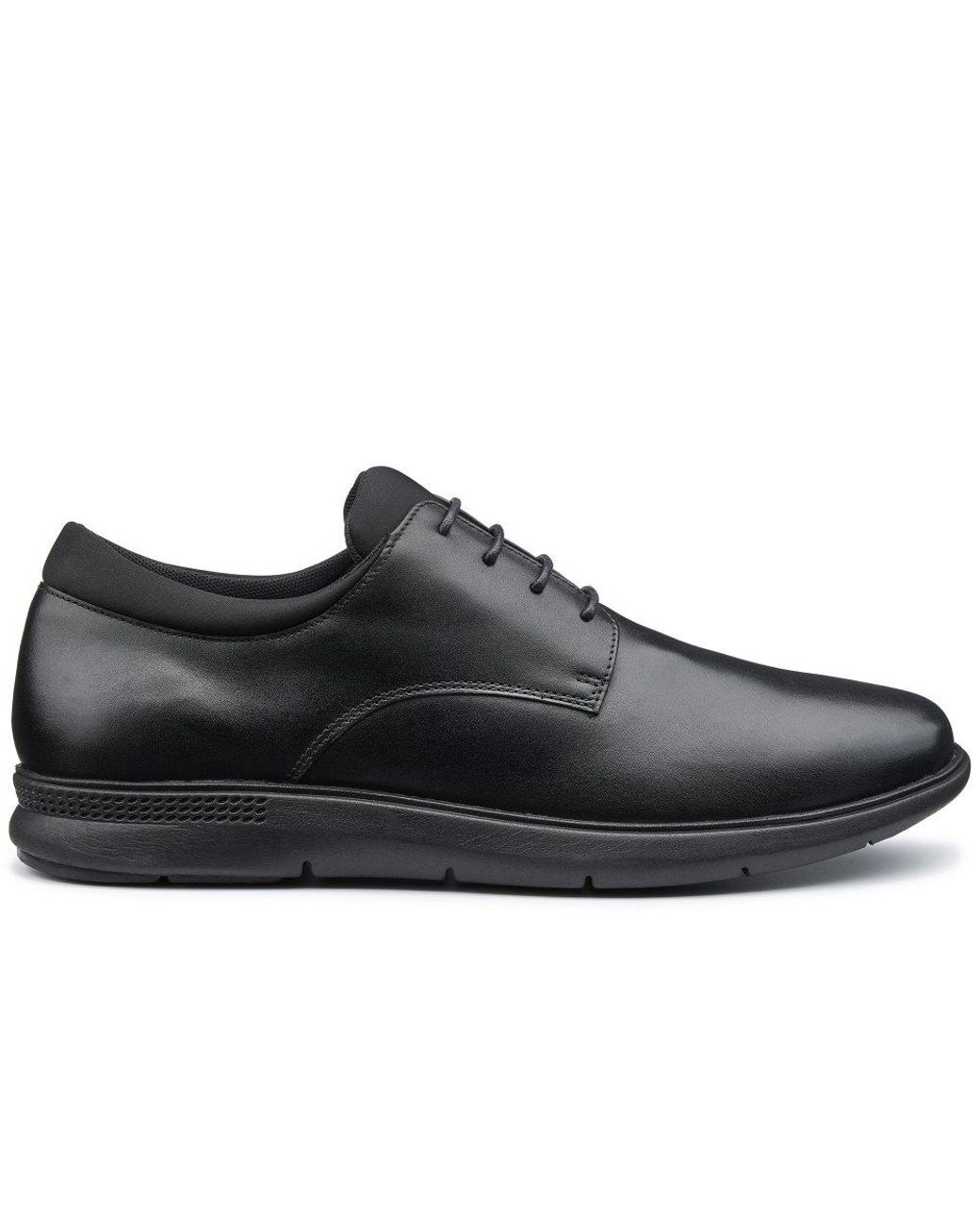 Hotter Black Hugo Shoes for men