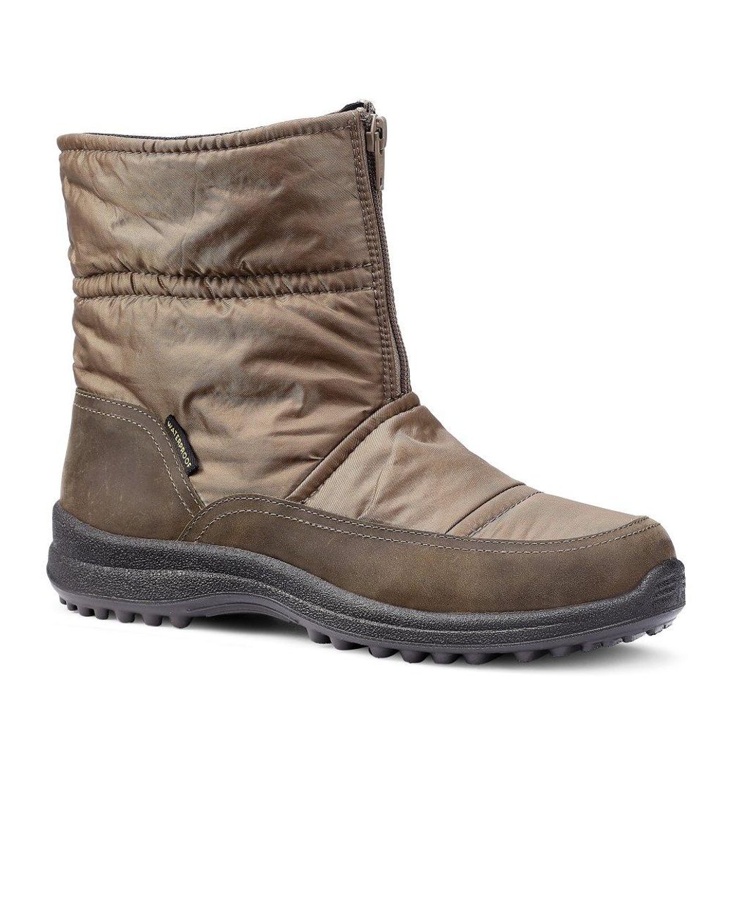 Hotter Brown Traction Waterproof Boots