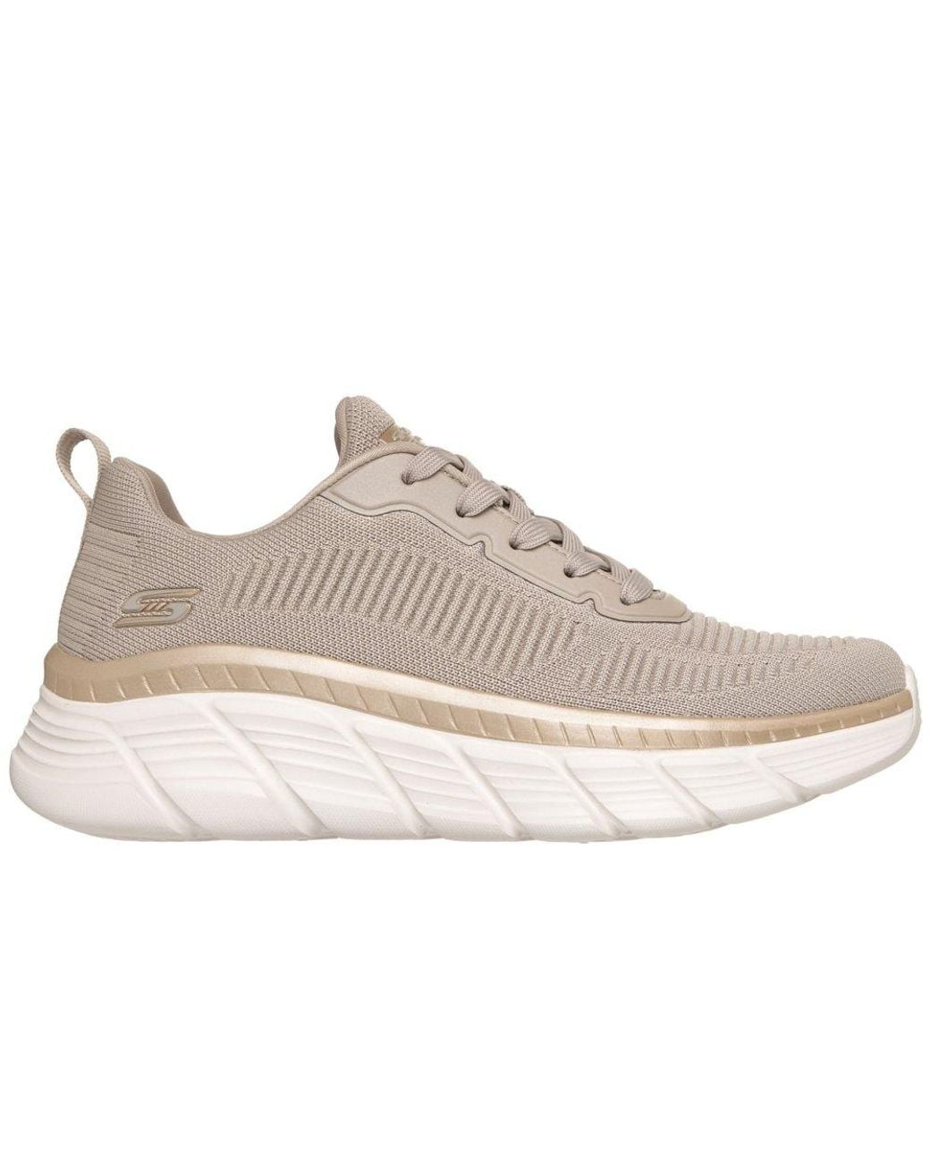Skechers Gray Bobs B Flex Hi Flying Trainers