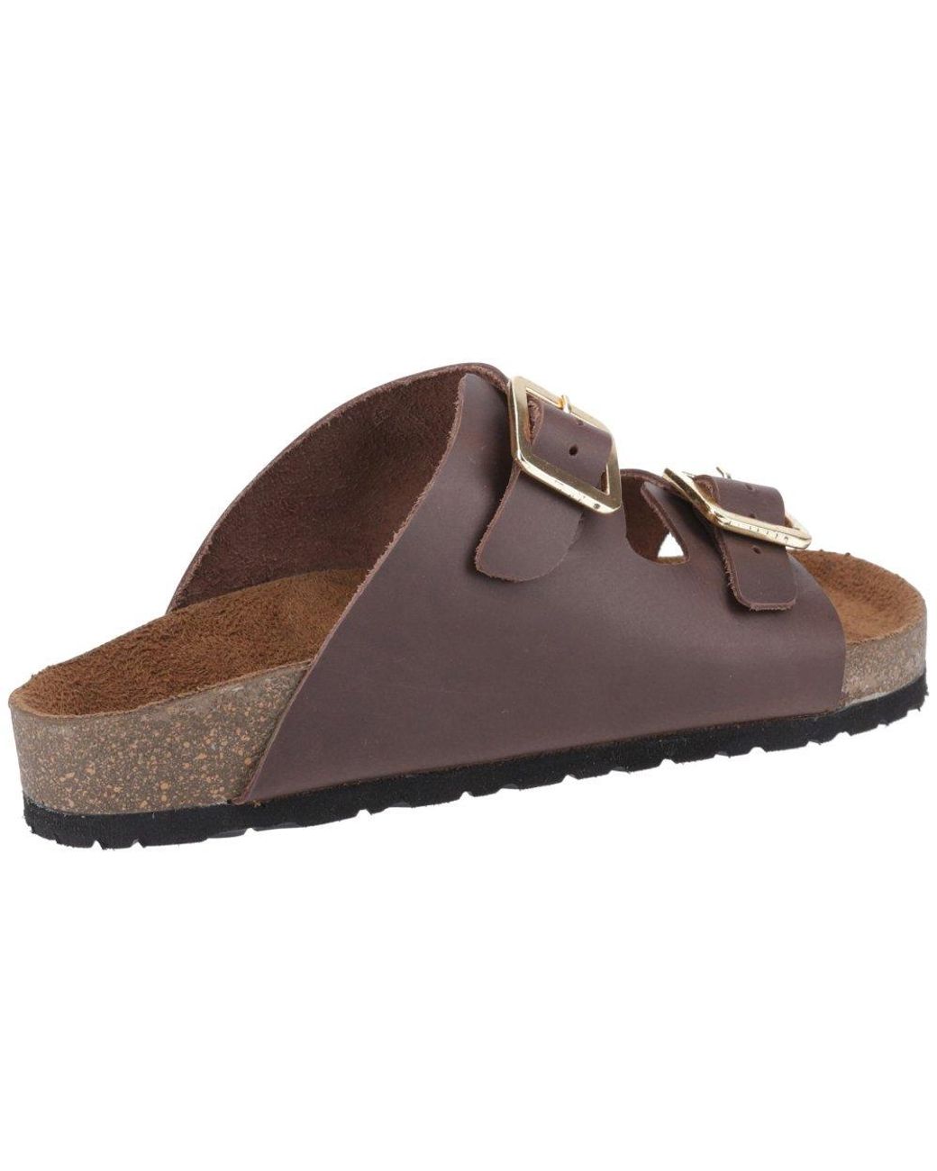 Cotswold Brown Lushill Ladies Mule