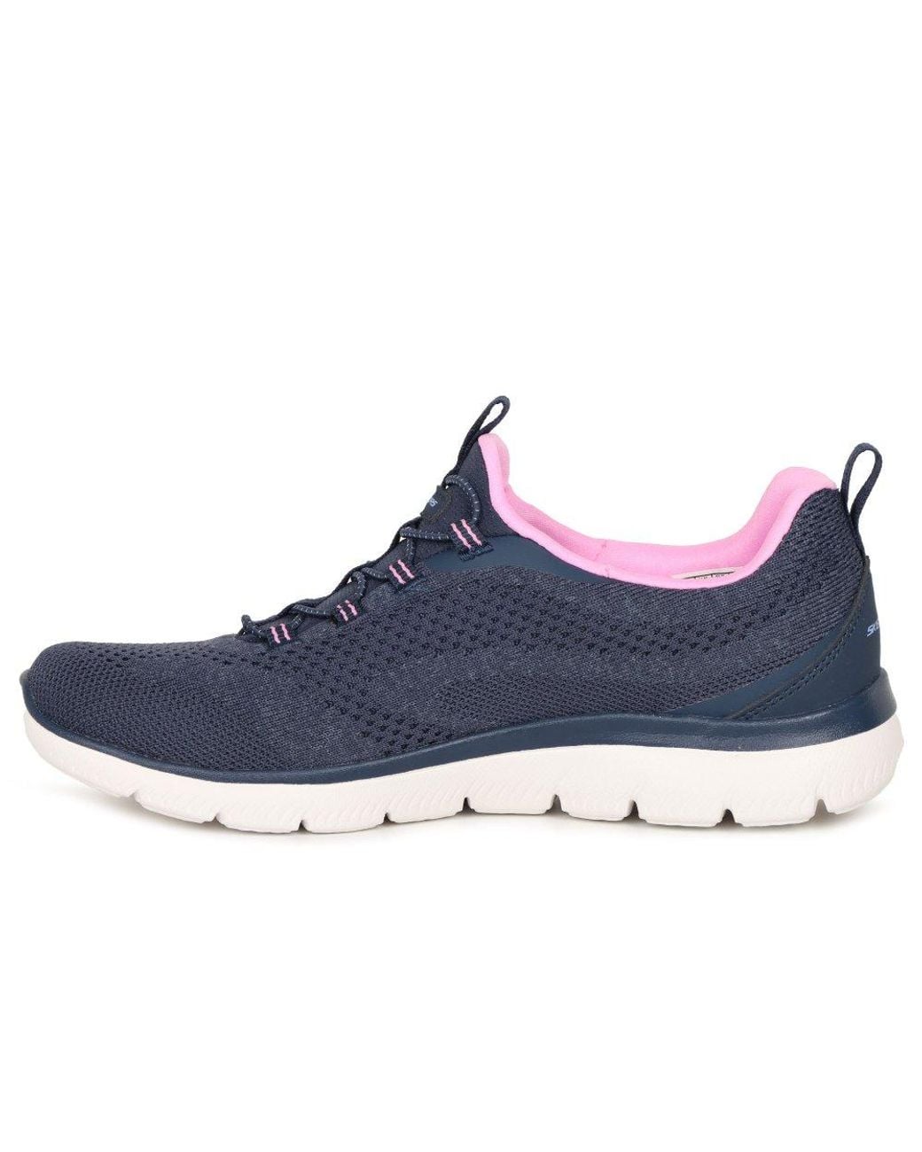 Skechers Blue Mesh Knit Sneakers