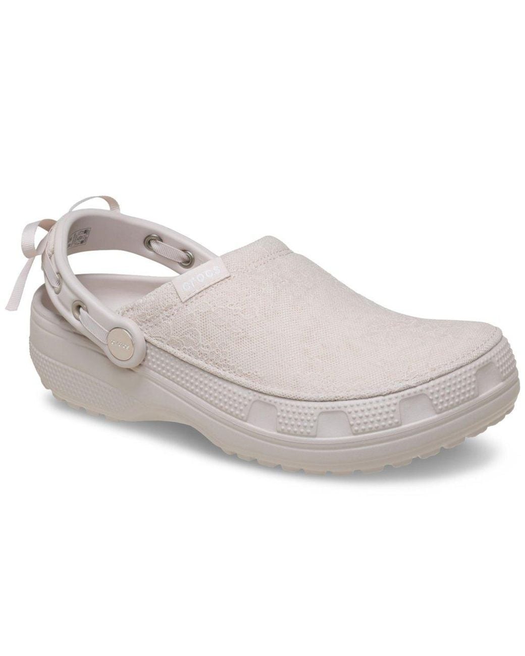 CROCSTM White Crafted Lace Clogs