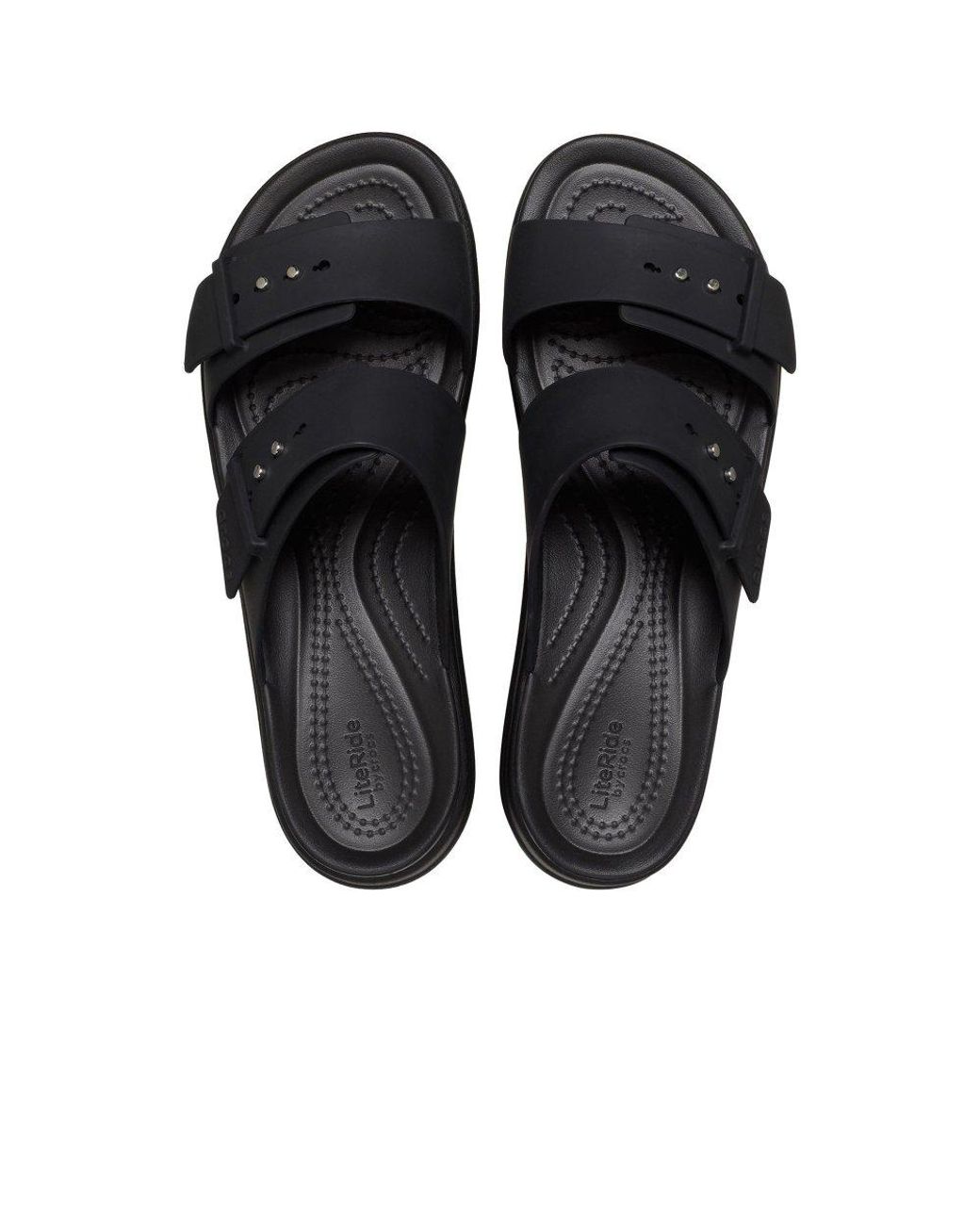 CROCSTM Black Brooklyn Sandals