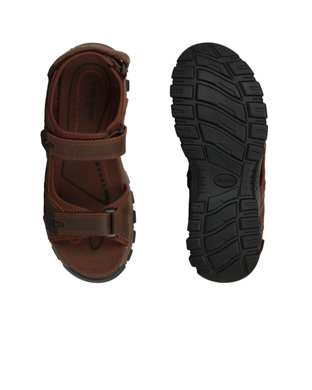 Josef Seibel Brown Bart 06 Sandals for men