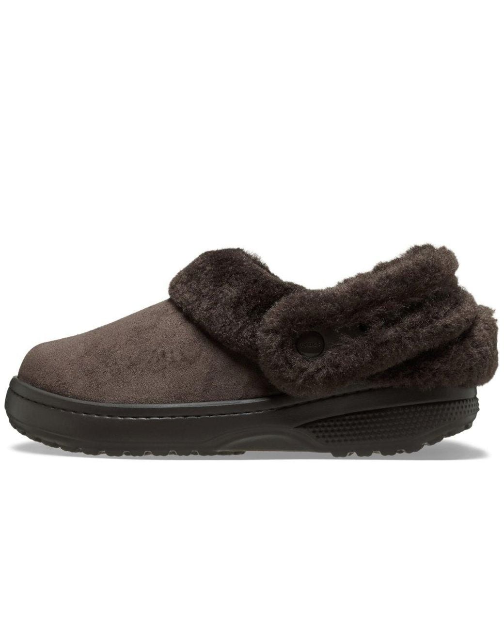 CROCSTM Black Unfurgettable Vegan Suede Clogs