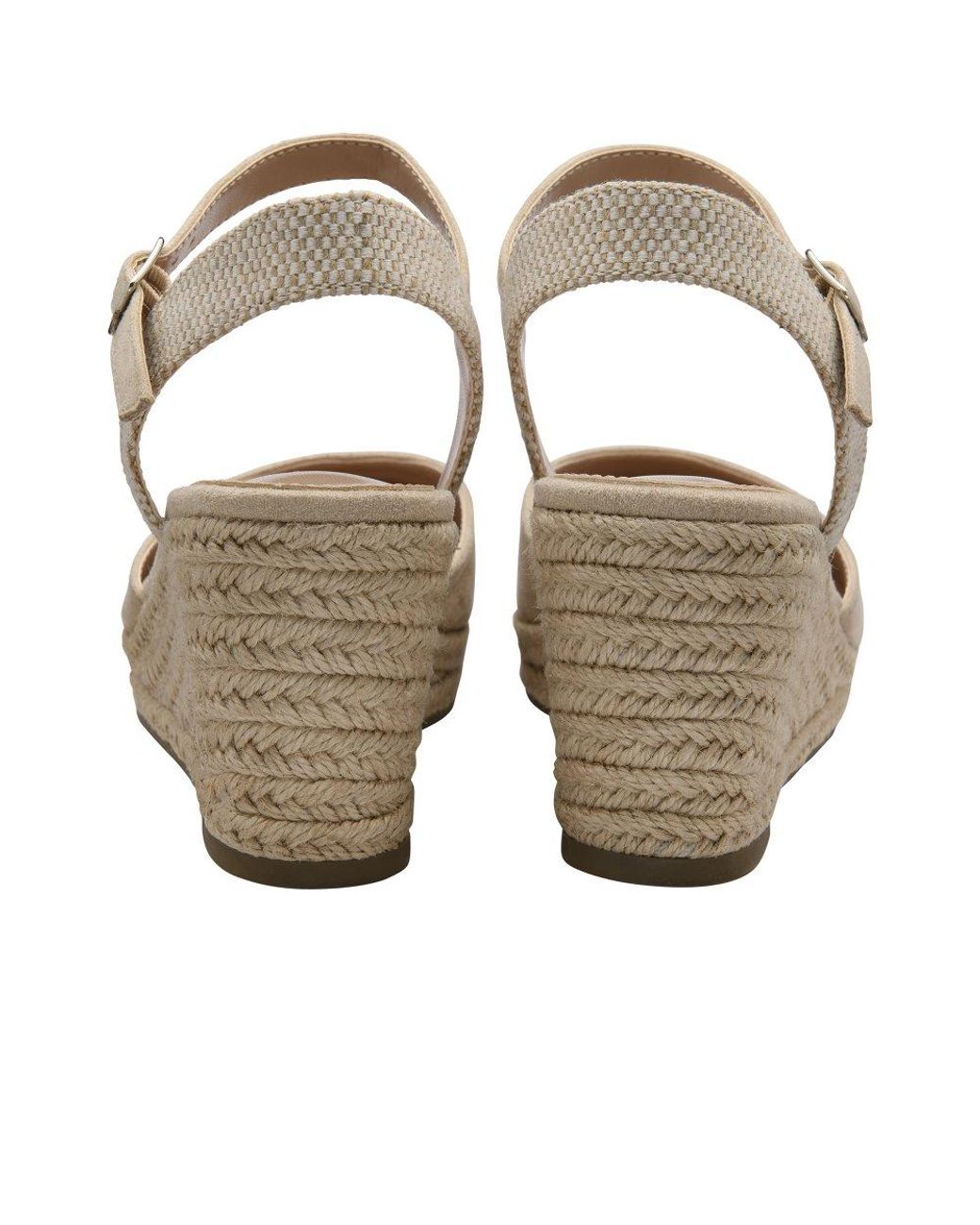 Ravel White Denwick Espadrille Wedges