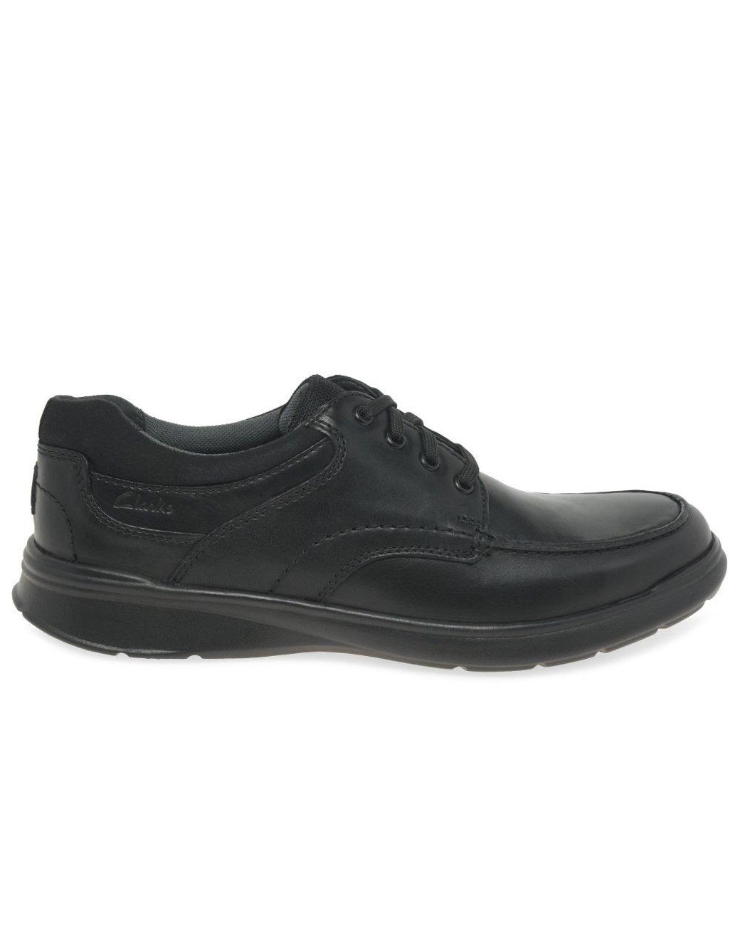 Clarks Black Cotrell Edge Shoes for men