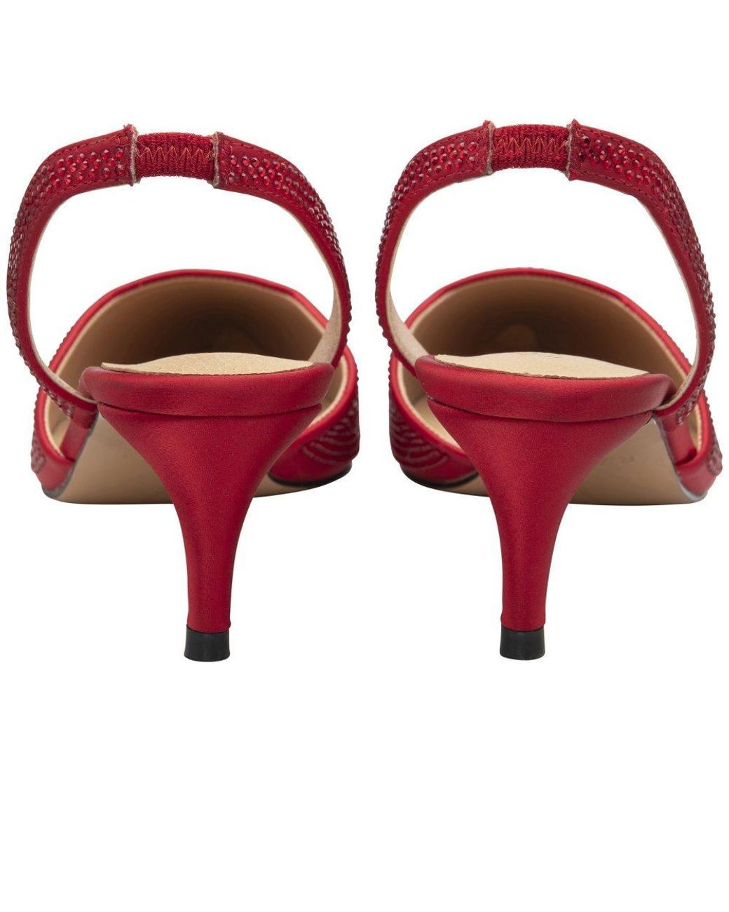 Ravel Red Mallow Court Shoes