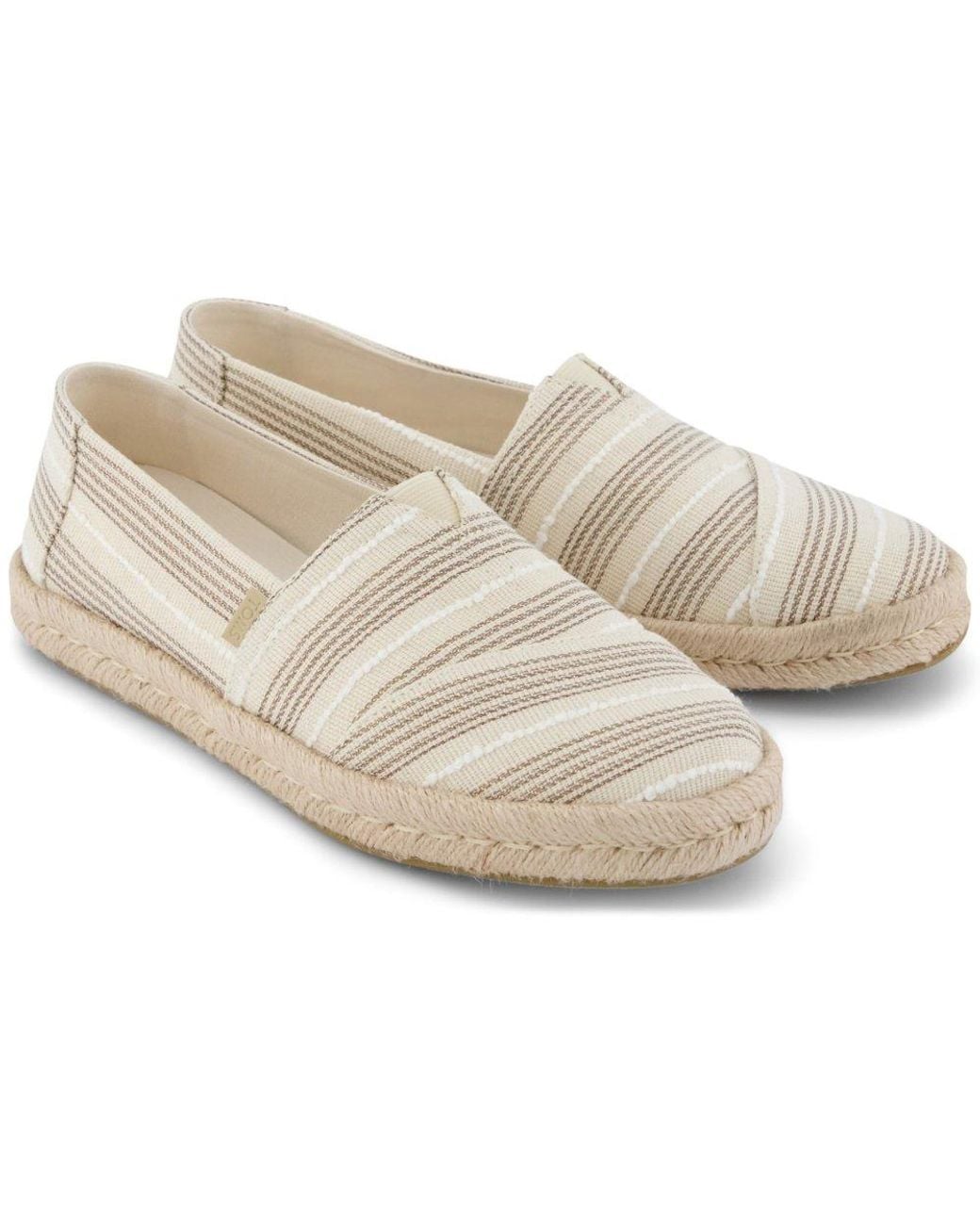 TOMS White Alpargata Rope 2.0 Slip On Shoes