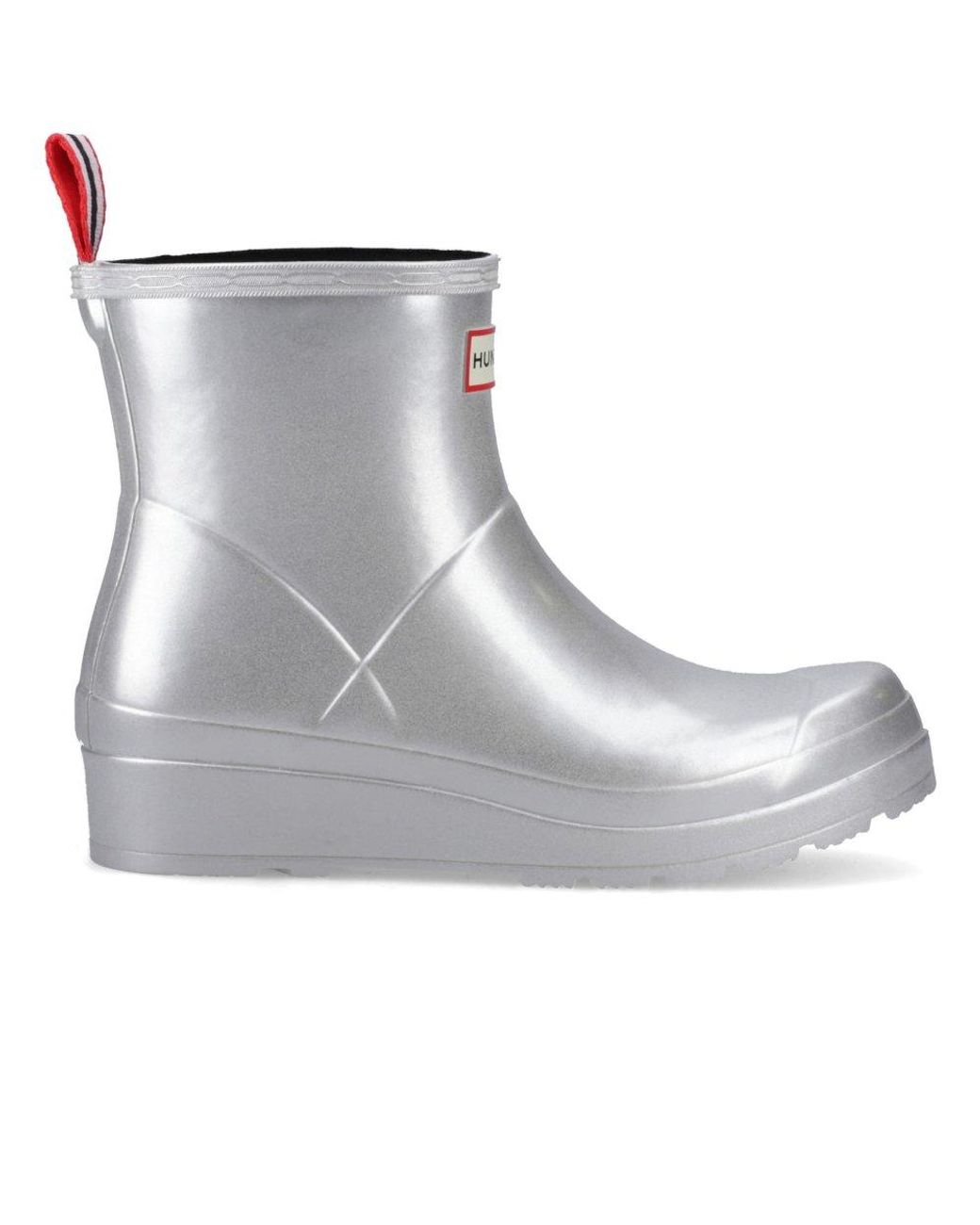 Hunter White Play Short Wellingtons