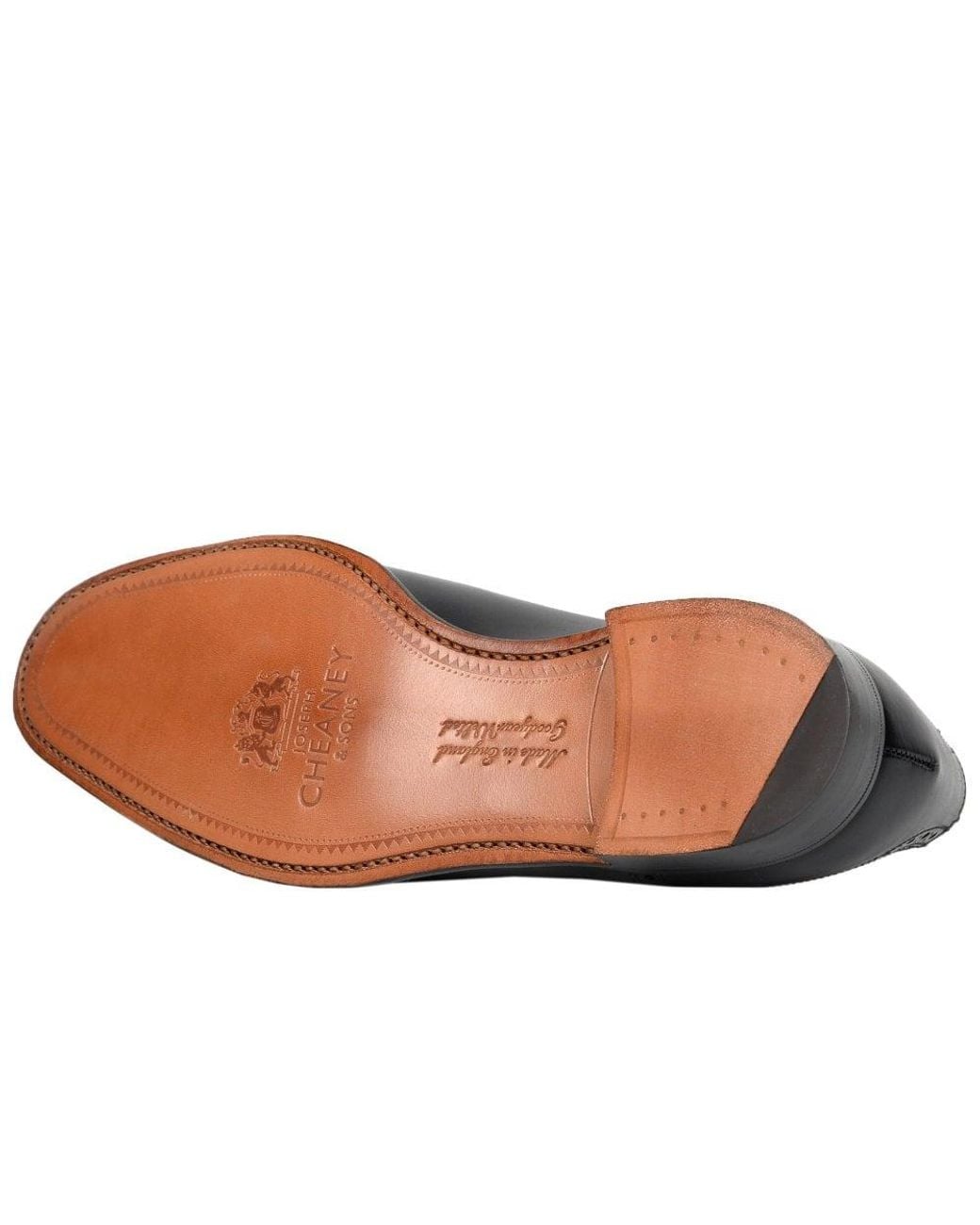 Cheaney Black Fenchurch Oxford Shoes for men