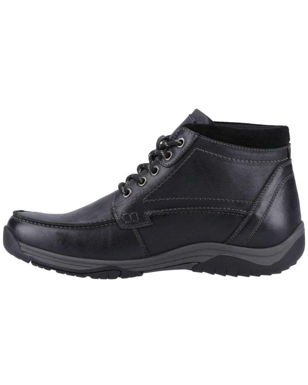 Hush Puppies Black Daryl Boots for men