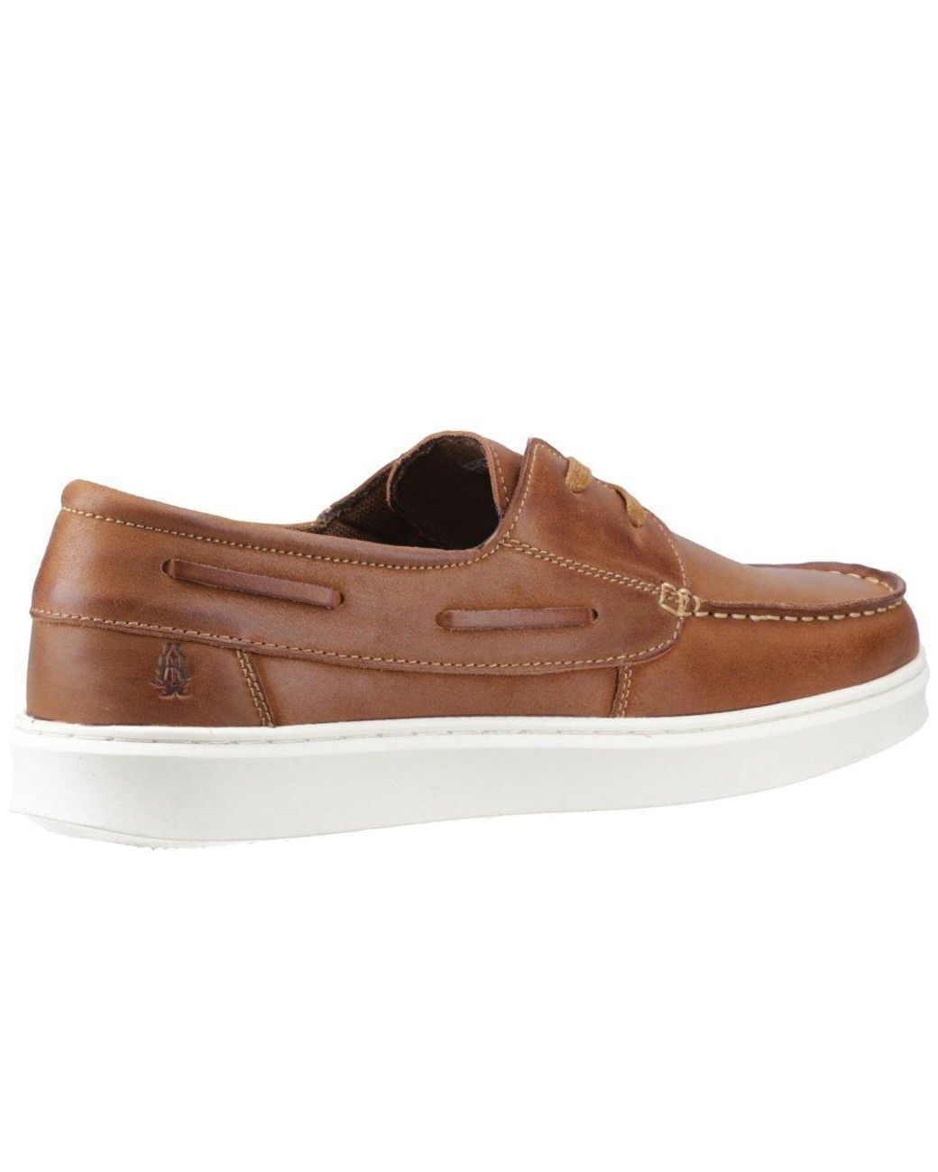 Hush Puppies Brown Madden Boat Shoes for men