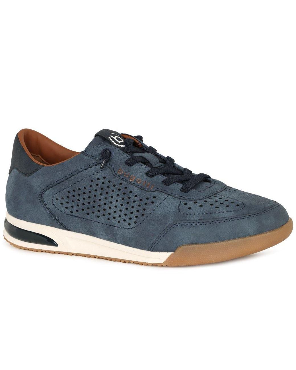 Bugatti Blue Treble Trainers for men