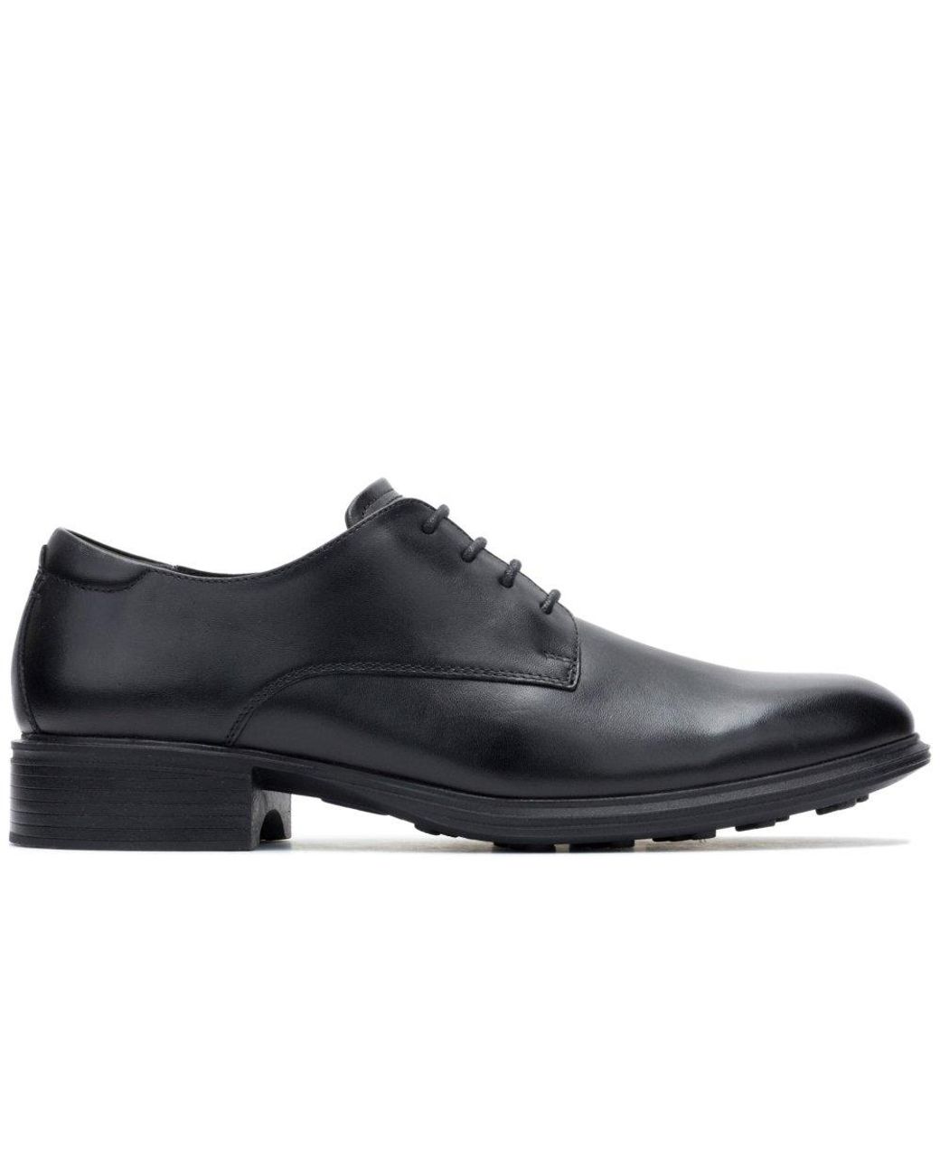 Hush Puppies Black Lewis Oxford Shoes for men