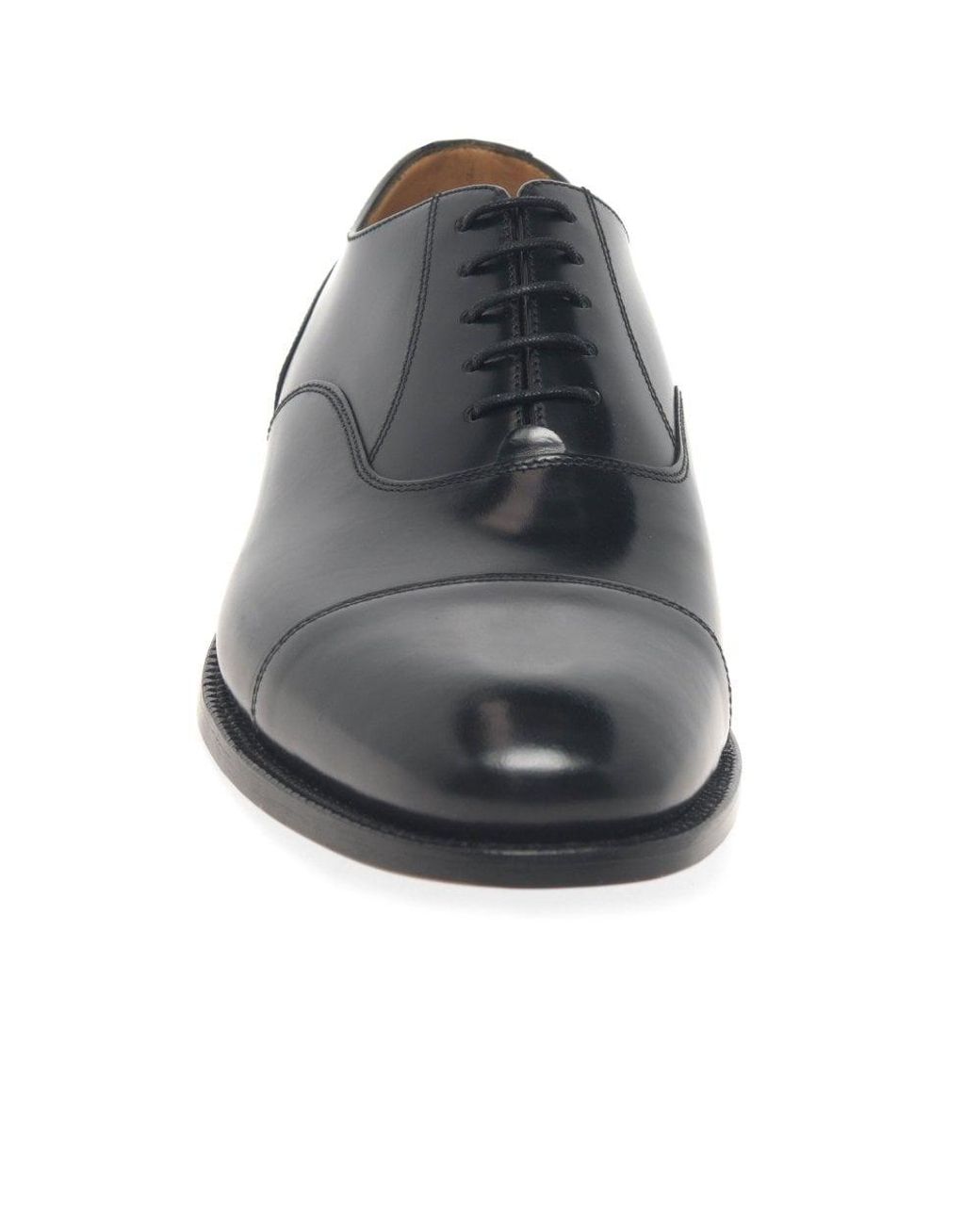 Loake Black 200b Leather Oxford Shoes for men