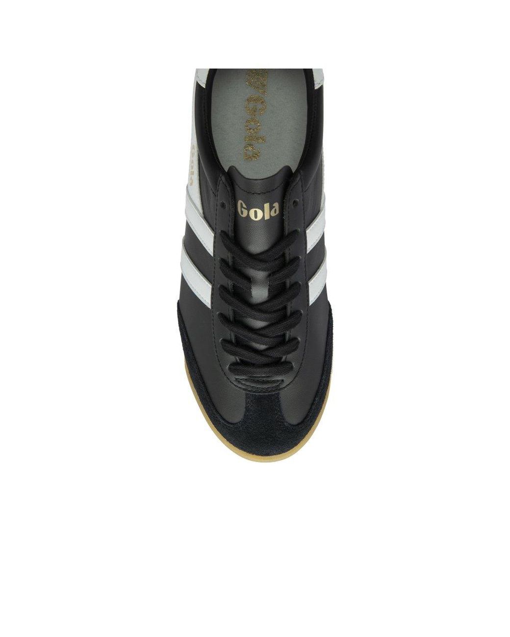 Gola Black Torpedo Leather Trainers for men