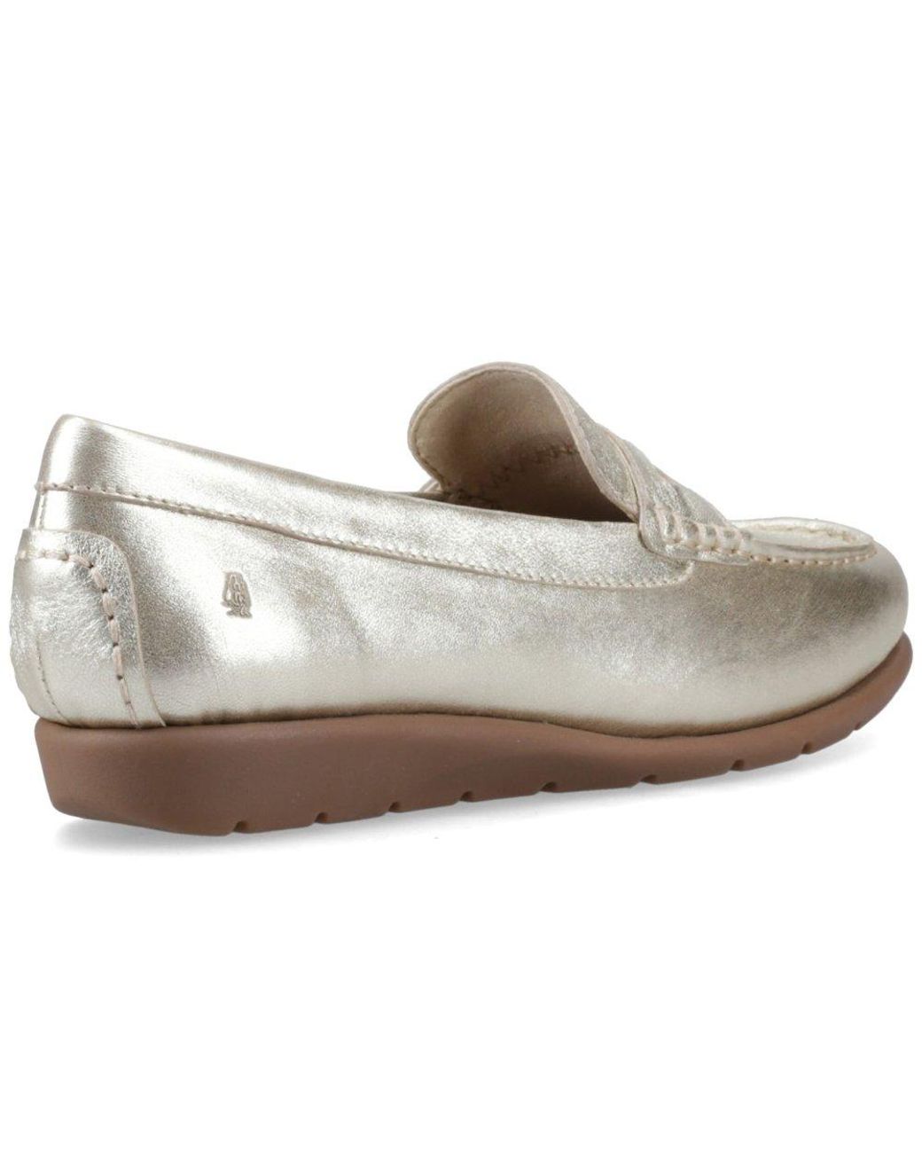 Hush Puppies White Shelby Loafers