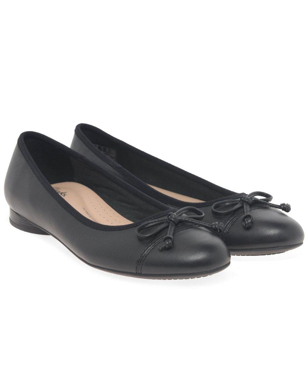 Clarks Blue Loreleigh Rae Ballet Pumps