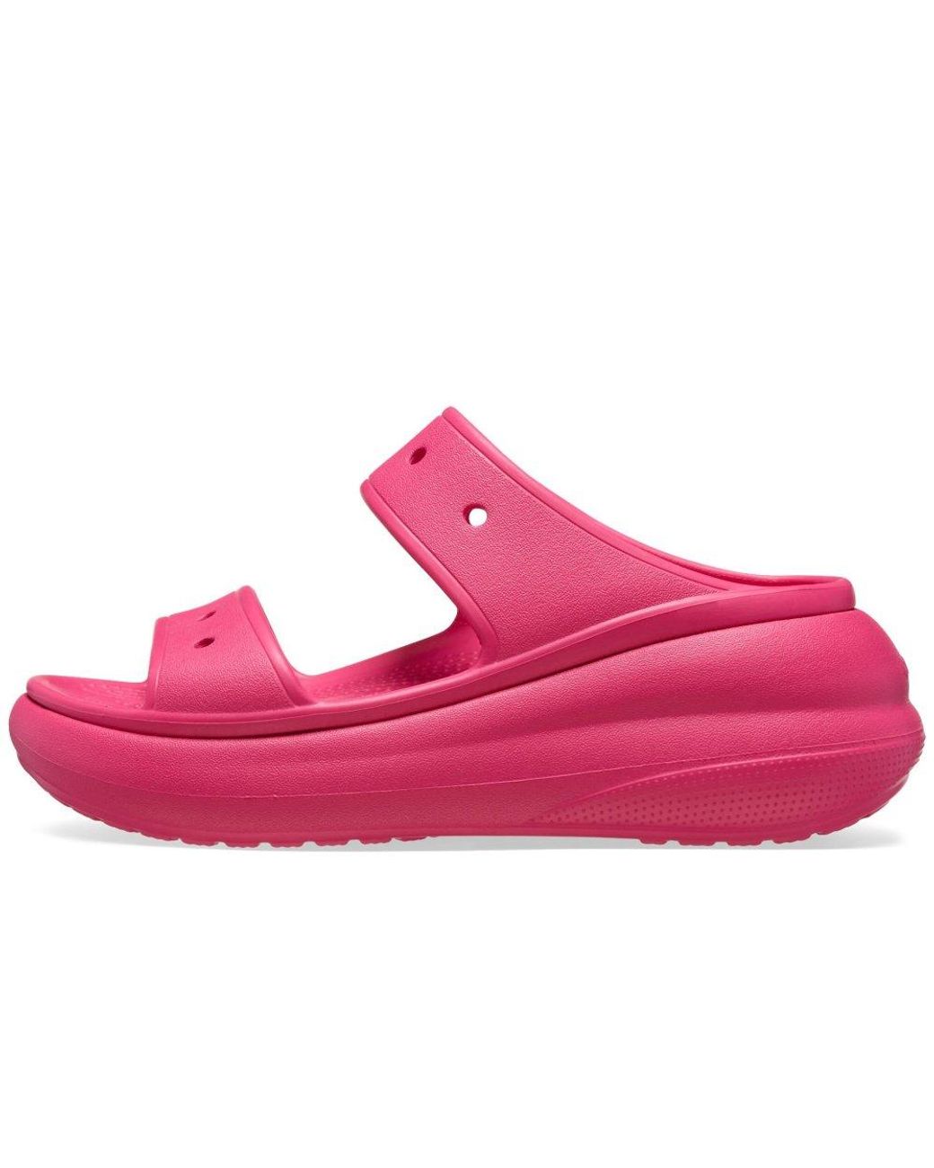 CROCSTM Pink Classic Crush Sandals