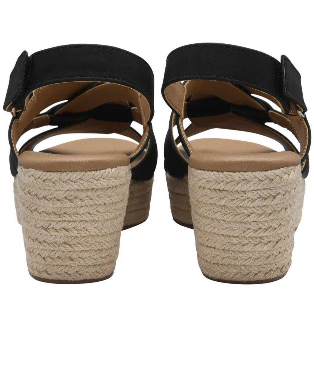Lotus Blue Reina Wedge Sandals