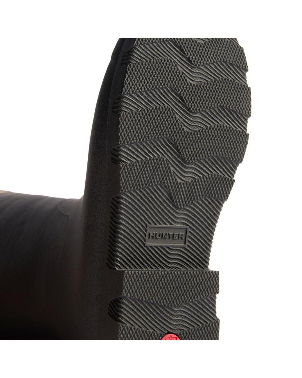 Hunter Black Downpour Tall Insulated Wellingtons for men