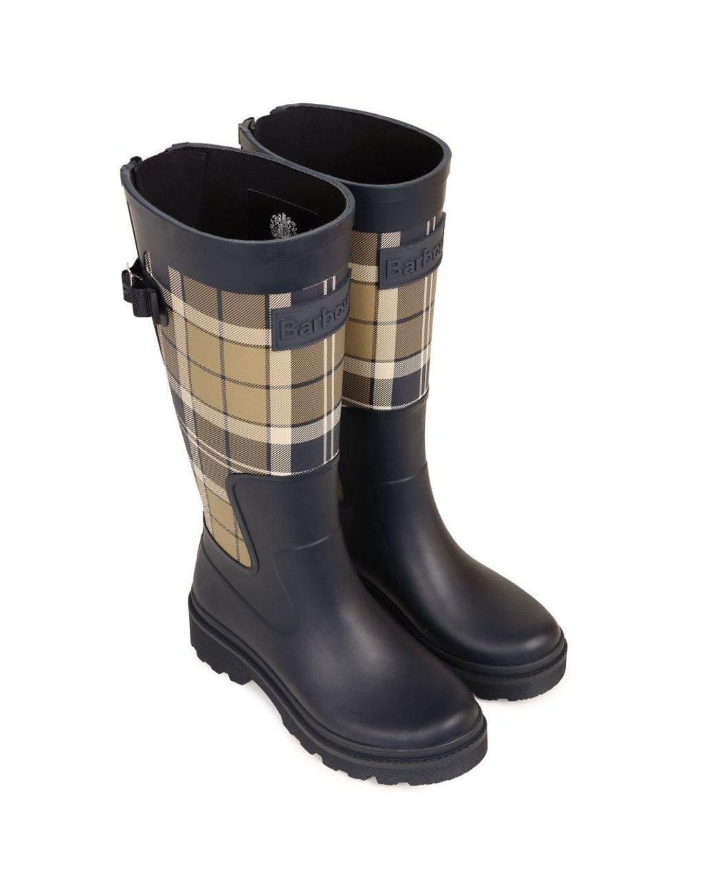 Barbour Blue Dena Wellingtons