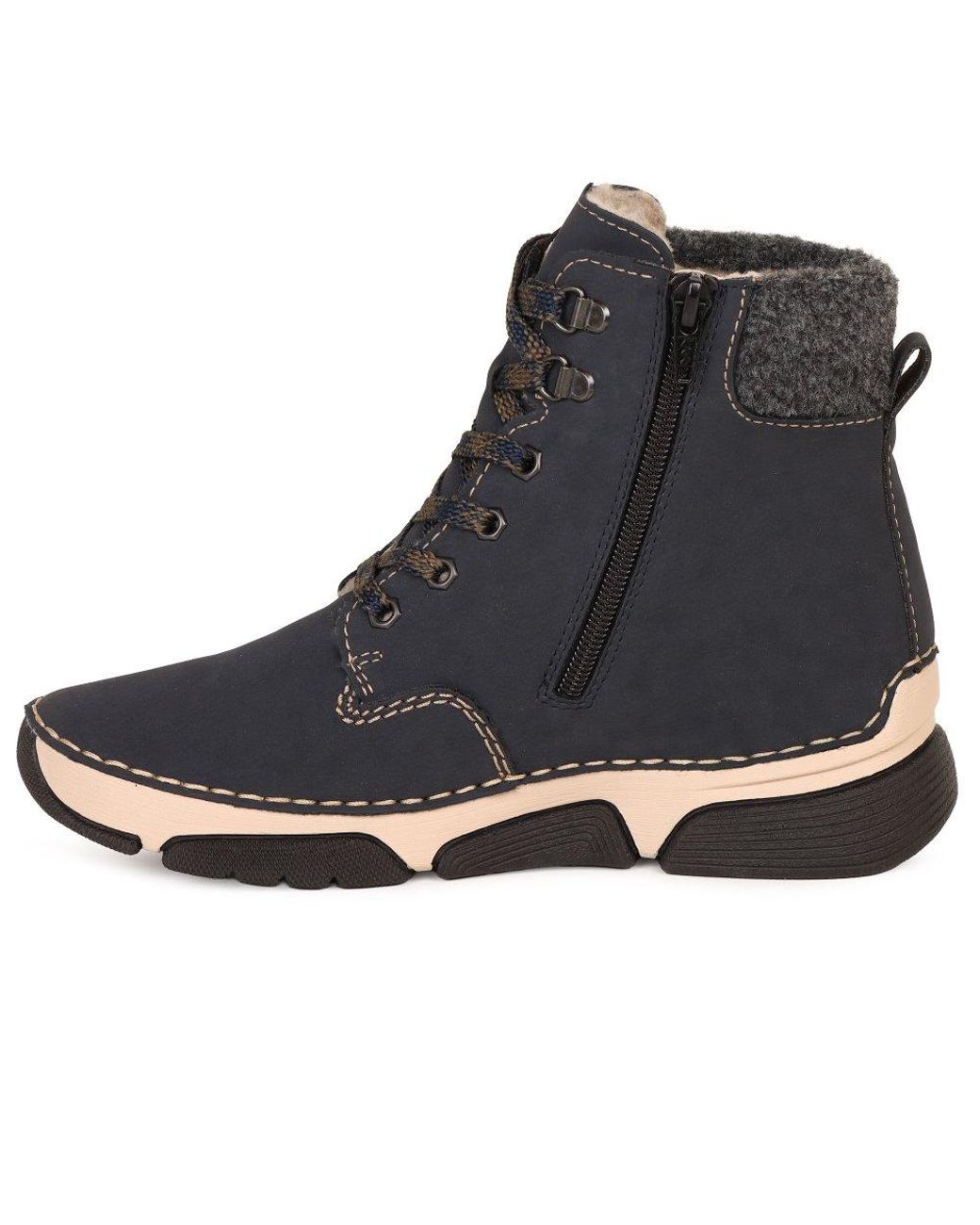 Rieker Blue Stainton Ankle Boots