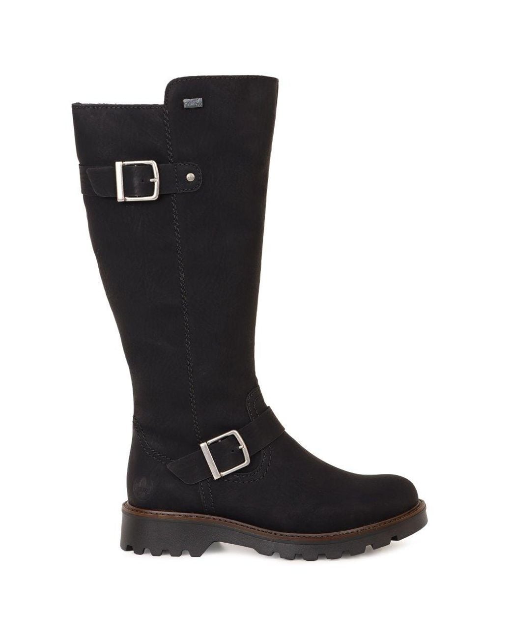 Rieker Black Burton Knee High Boots
