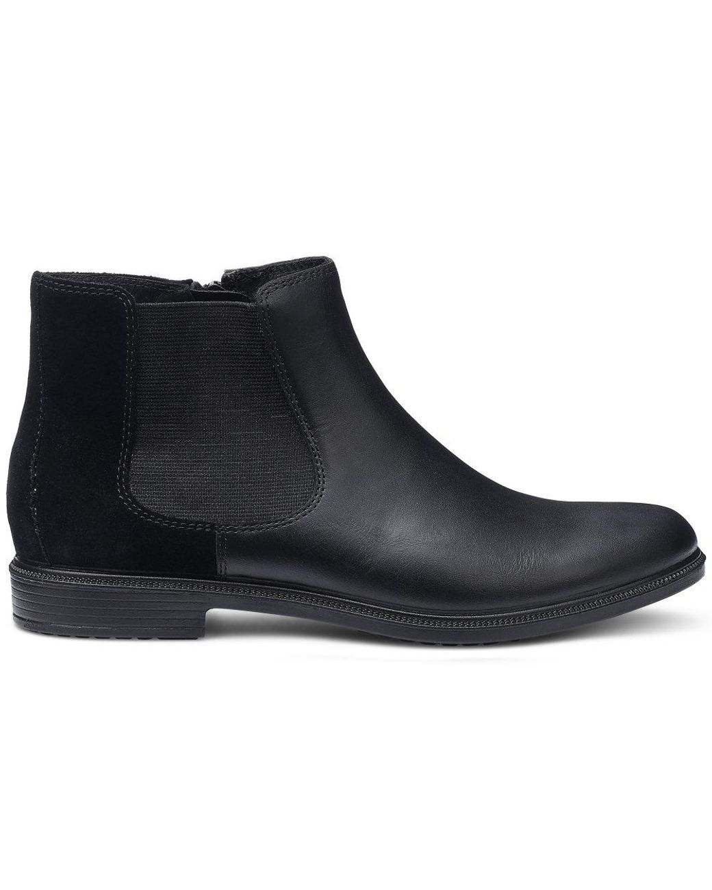Hotter Black Tenby Wide Fit Chelsea Boots