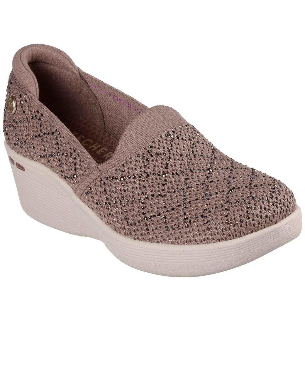 Skechers Brown Pier-Lite My Reflection Wedges