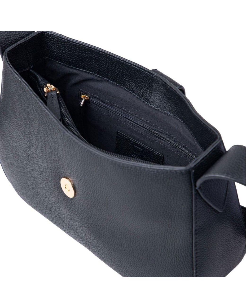 Lakeland Leather Blue Dalston Crossbody Bag