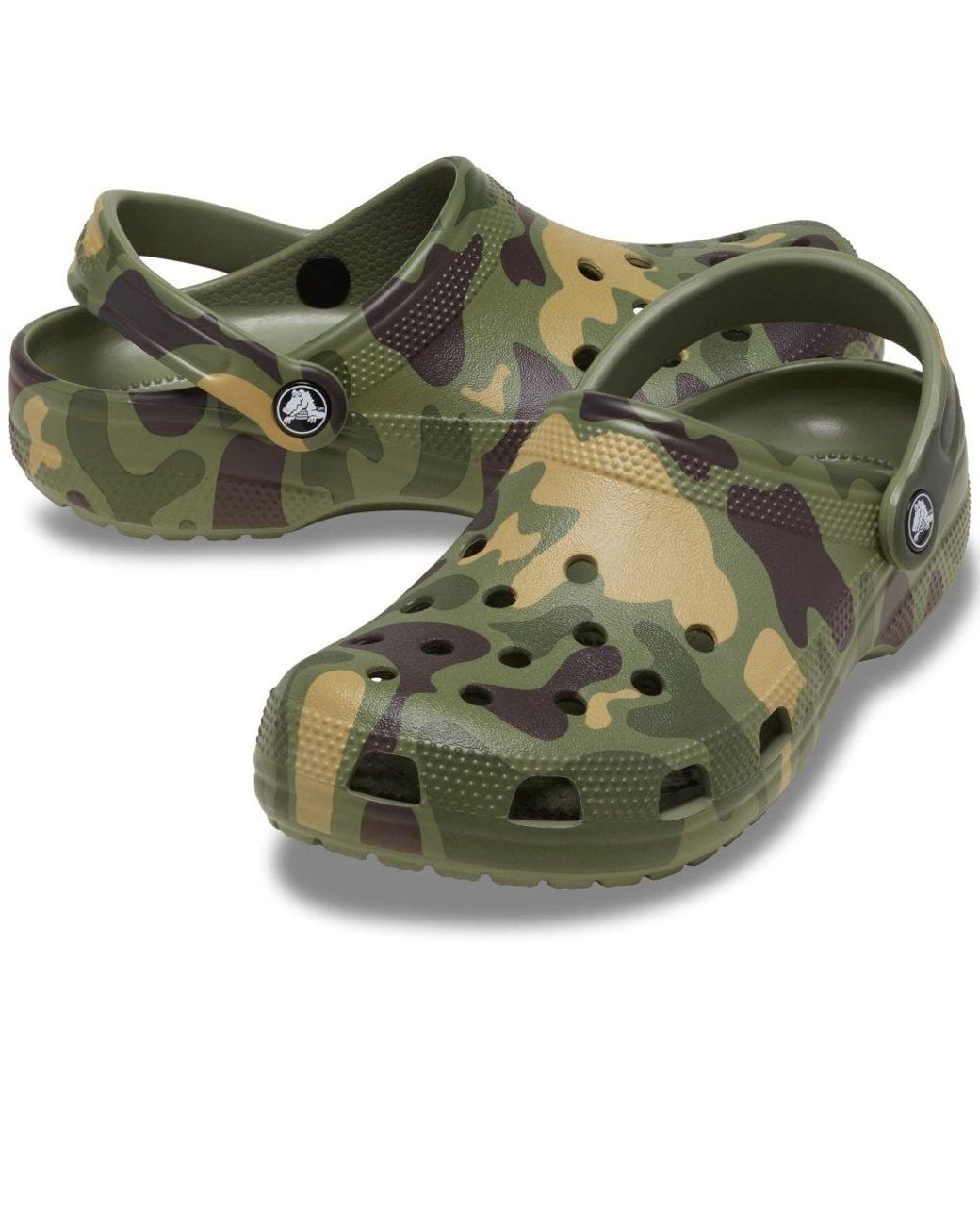 CROCSTM Green Classic Duck Camo Clogs for men