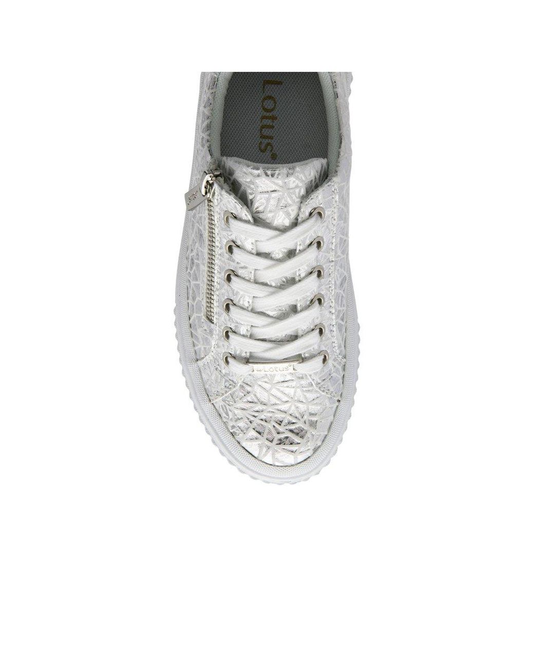 Lotus White Alexa Trainers