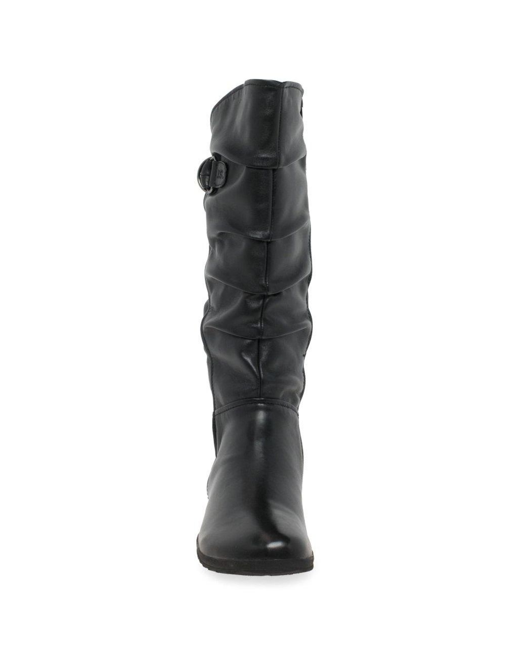 Josef Seibel Black Naly 23 Long Boots