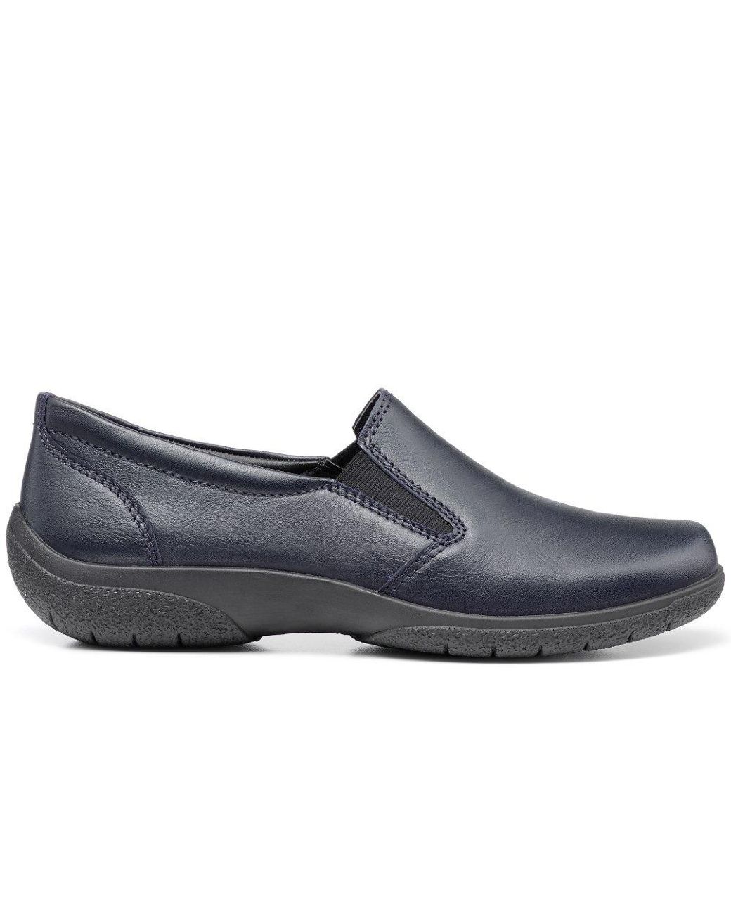 Hotter Blue Glove Ii Extra Wide Fit Slip On Shoes