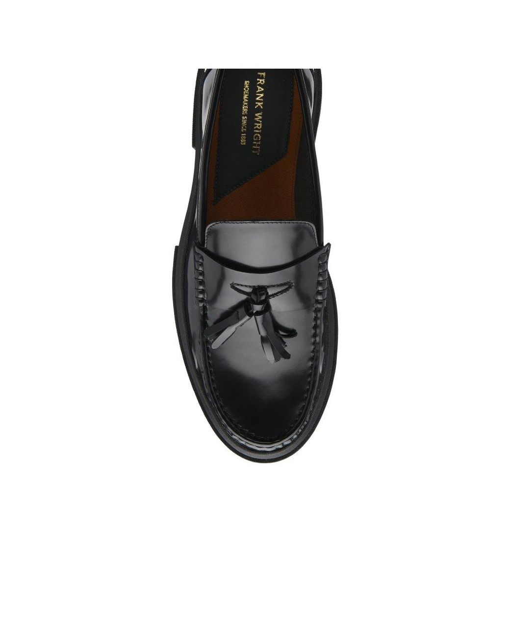 Frank Wright Black Cook Loafers for men