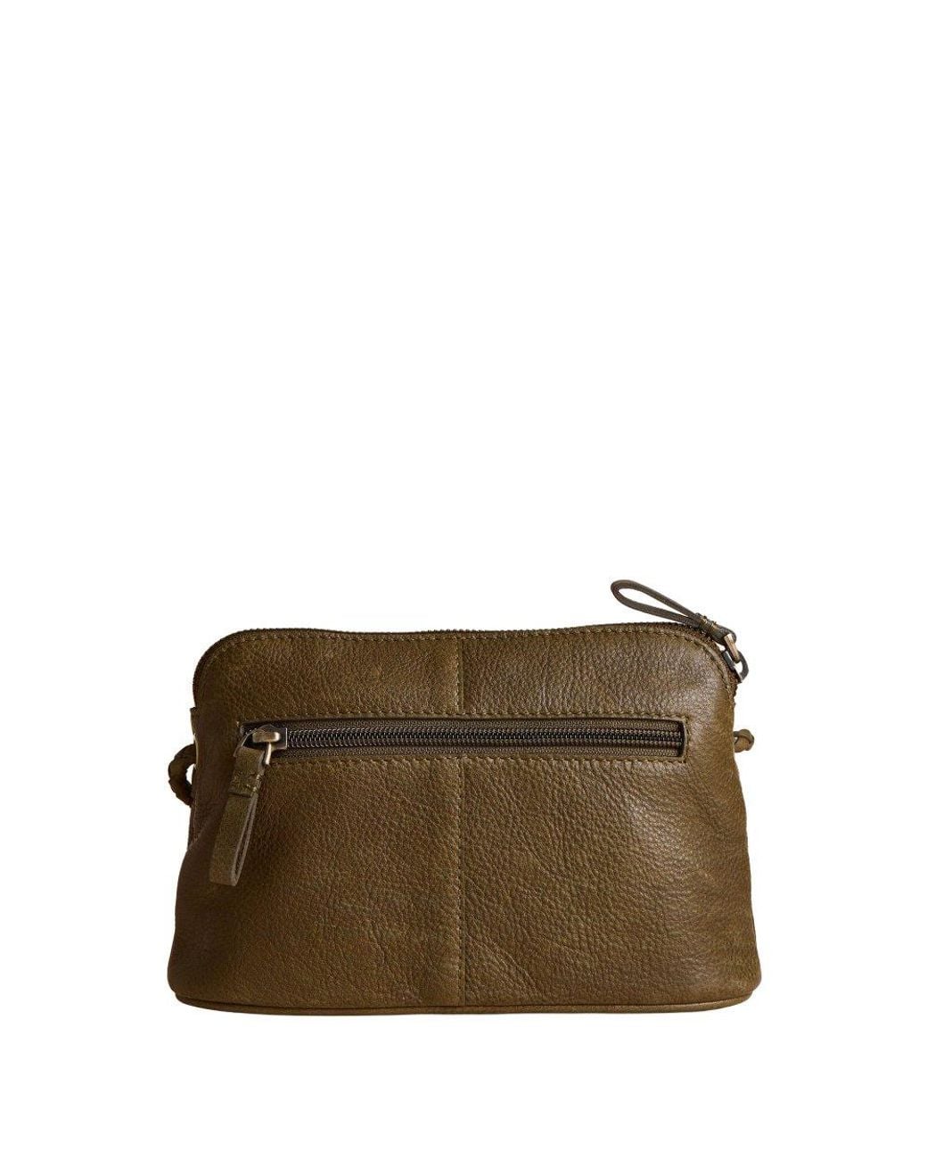 Lakeland Leather Green Staveley Cross Handbag