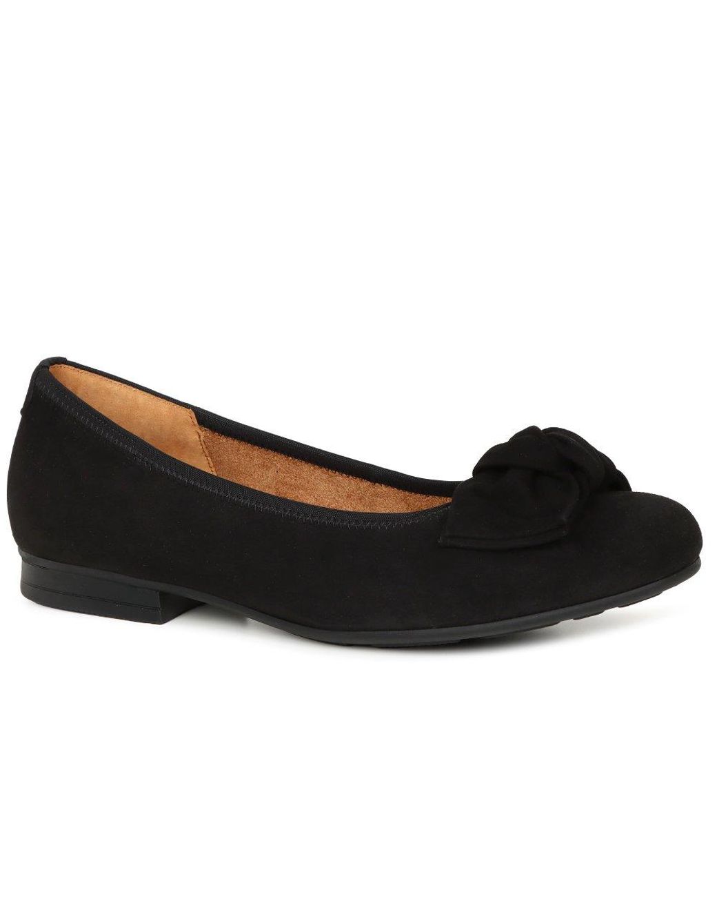 Gabor Purple Picnic Ballet Pumps