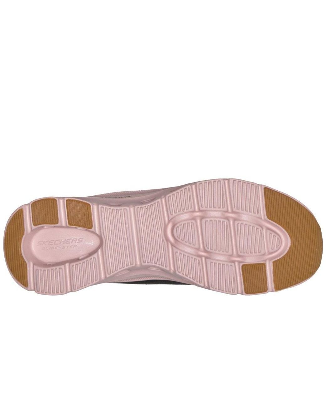 Skechers Black Arch Fit Glide-Step Pro Golden Pace Trainers