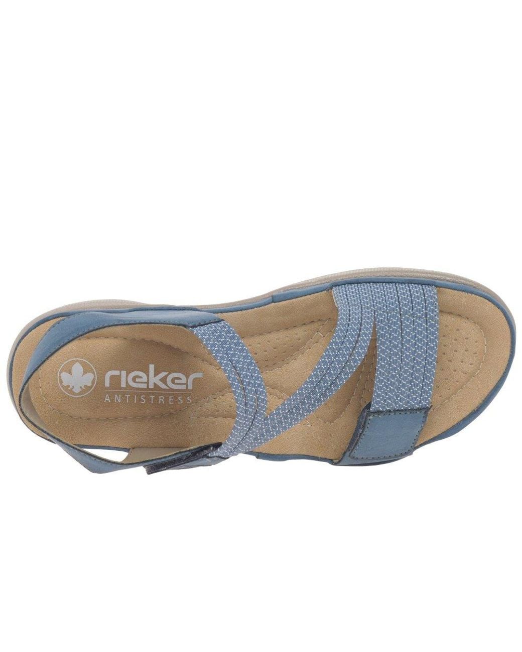 Rieker Blue Locket Sandals