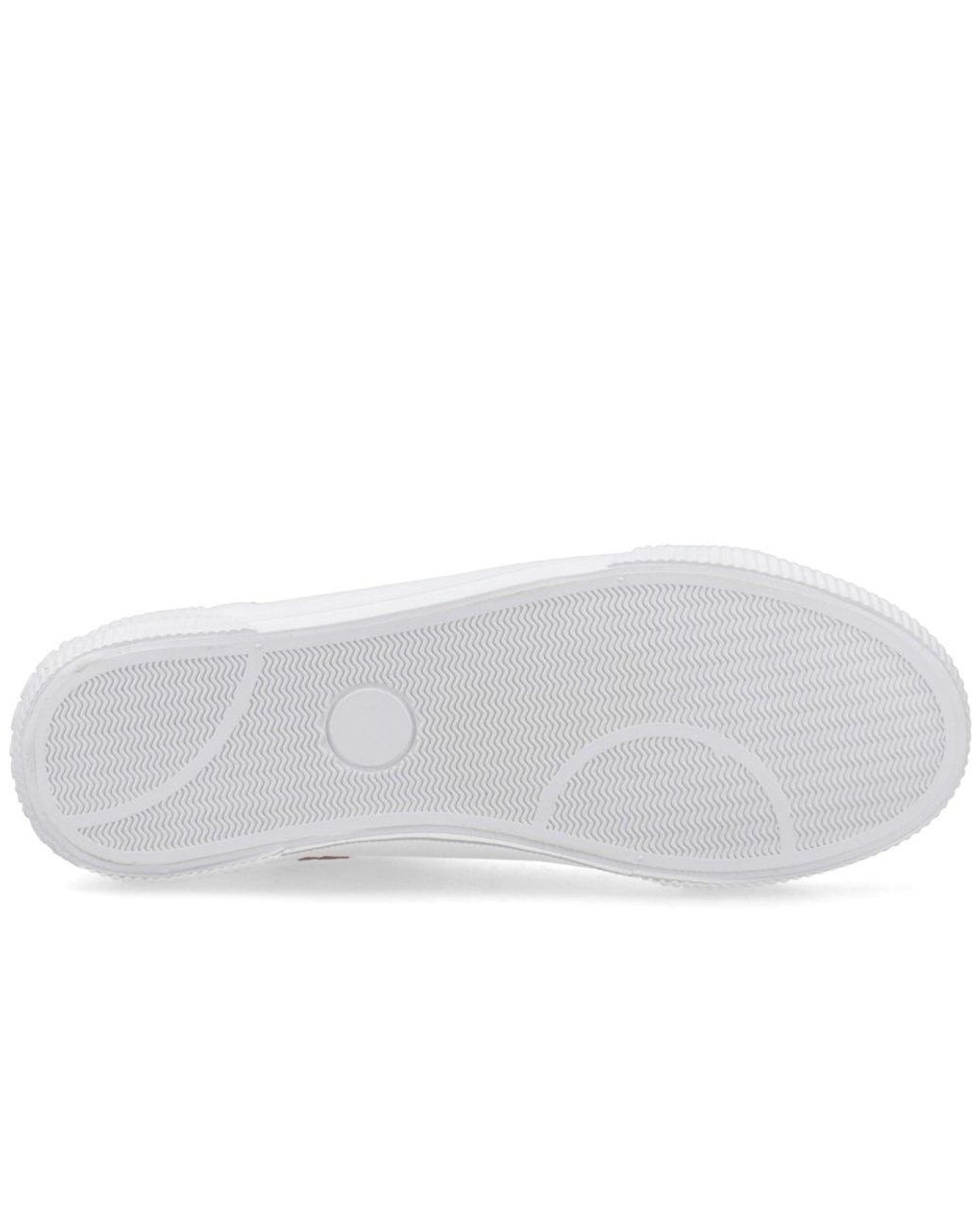 Rocket Dog White Cheery Blocked Lyon Trainers