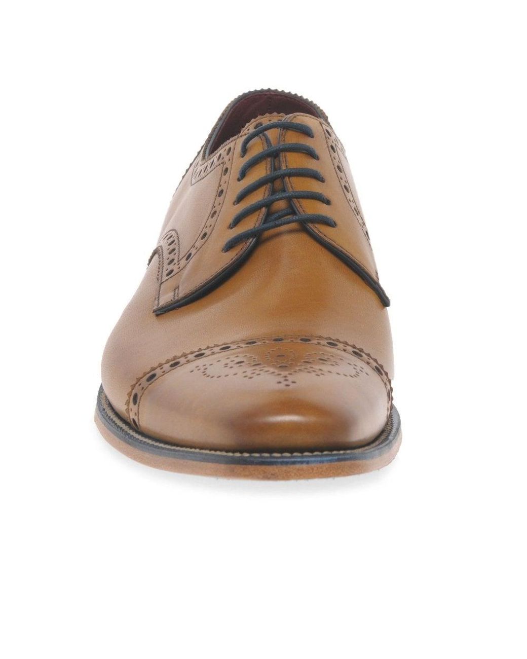 Loake Brown Foley Formal Lace Up Shoes for men